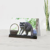 Wasbeer en koekjestrommel kaart (Voorkant)