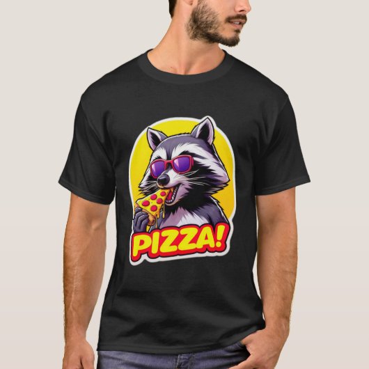 WASBEER ETEN PIZZA 4 T-SHIRT (Voorkant)