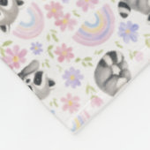 Wasbeer Fleece Deken (Hoek)