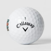 Wasbeer Grappige Introvert Humor Golfballen (Logo)
