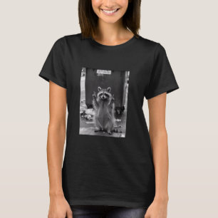 Wasbeer Grappige Wasbeer Selfie Afvalcontainer Vui T-shirt
