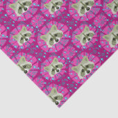 wasbeer_grijs en roze tissuepapier (Detail)