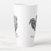 Wasbeer Haan Latte Mok Grappig Sarcasme Cadeau (Voorkant)
