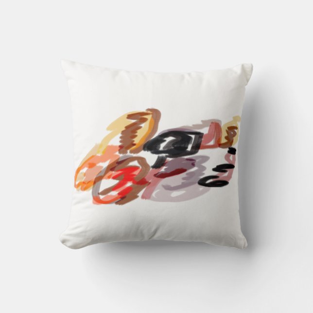 Wasbeer herfstzonsondergang kussen (Voorkant)