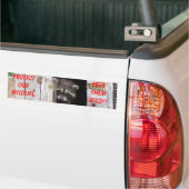 Wasbeer Houd Ze Wild!! Bumpersticker (Op Truck)