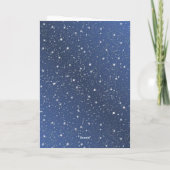 Wasbeer-hulde aan de winterpret feestdagen kaart (Achterkant)