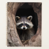 Wasbeer in boomholte planner (Voorkant)