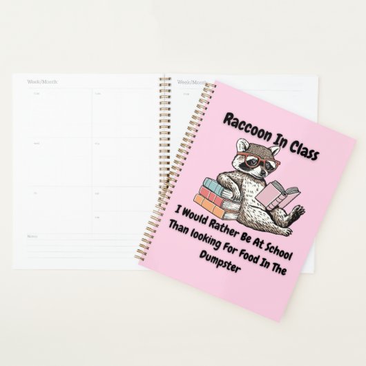 Wasbeer in de klas planner (Display)