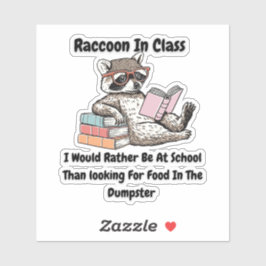Wasbeer in de klas sticker