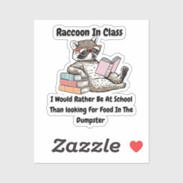 Wasbeer in de klas sticker