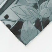 Wasbeer in Forest Clearing Fleece Deken (Hoek)