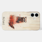 Wasbeer in het Bos Case-Mate iPhone Case (Achterkant (horizontaal))