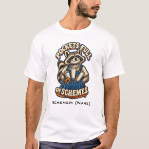 Wasbeer Ingenieur Vol Schetsen T-shirt