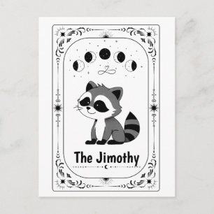Wasbeer Jimothy Tarot Grappig Schattig Inspiratie Briefkaart