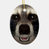Wasbeer Keramisch Ornament (Achterkant)