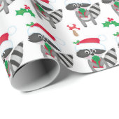Wasbeer Kerst Inpakpapier (Rol Hoek)