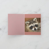 Wasbeer Kit Kerstgroeten Feestdagen Kaart (Binnen)