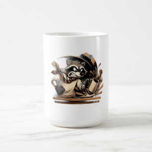 Wasbeer Koffie T-Shirt Koffiemok