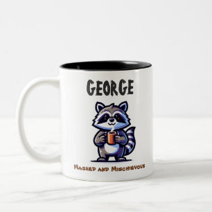 Wasbeer koffiemok Grappig Schattig Tweekleurige Koffiemok