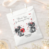 Wasbeer Koppel Bedankzakje (Geknipt)