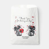 Wasbeer Koppel Bedankzakje (Voorkant)