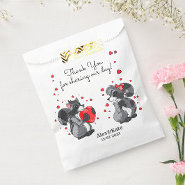 Wasbeer Koppel Bedankzakje