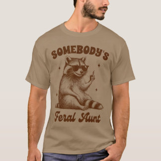 Wasbeer Liefhebbende Tante Verwilderd Stayrashy Ie T-shirt