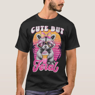 wasbeer maar wild peuterdier t-shirt