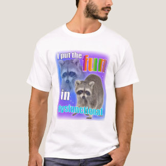 Wasbeer Meme: Ik stop de lol in disfunctioneel T-shirt