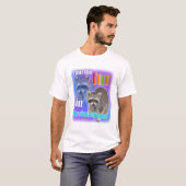 Wasbeer Meme: Ik stop de lol in disfunctioneel T-shirt (Voorkant volledig)