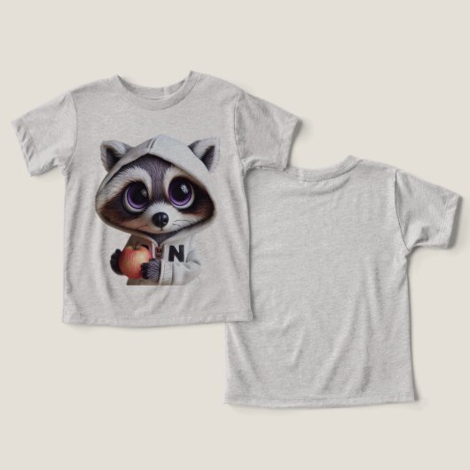 Wasbeer met een appel (Ontwerp Voorkant & Achterkant)