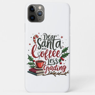 Wasbeer met kerstmuts en Kerstmis Case-Mate iPhone Case