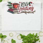 Wasbeer met kerstmuts en Kerstmis Theedoek (Gevouwen)