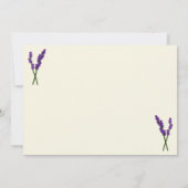 Wasbeer met lavendel kaart (Achterkant)