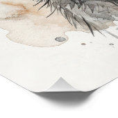 Wasbeer met rode bril perfect poster (Hoek)