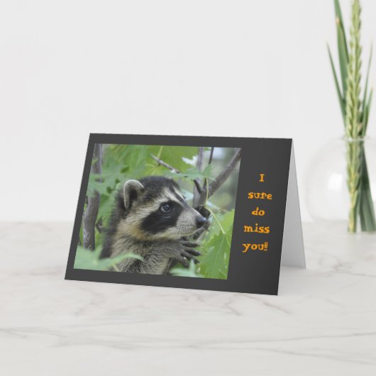 Wasbeer - Notecard Kaart (Voorkant)