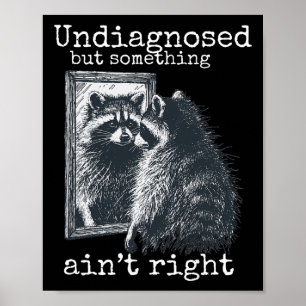 Wasbeer Onbekende Geestelijke Gezondheid Autisme D Poster