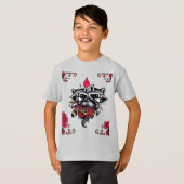 Wasbeer ontwerp t shirt 6 (Voorkant volledig)