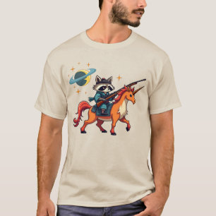 Wasbeer op een Phoenix-Eenhoorn: Sluipschutter van T-shirt
