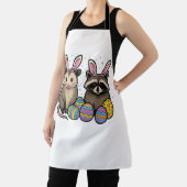 Wasbeer Opossum Pasen T-Shirt_1 Schort (Insitu)