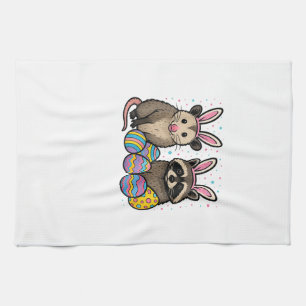 Wasbeer Opossum Pasen T-Shirt_1 Theedoek