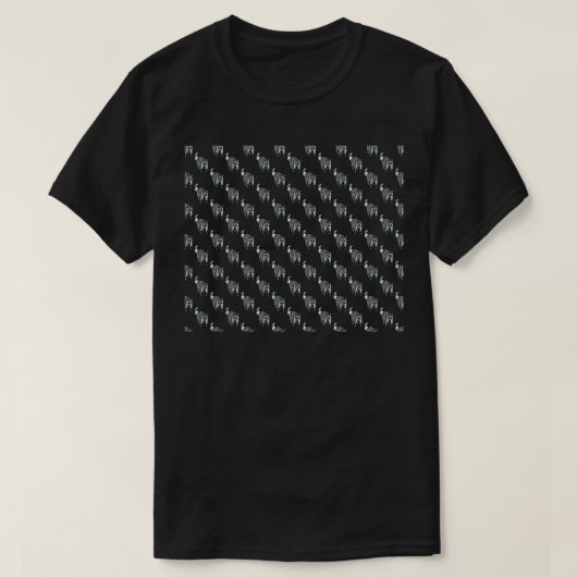wasbeer patroon t-shirt (Design voorkant)