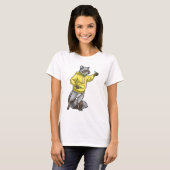 Wasbeer Pijlen Dart T-shirt (Voorkant volledig)