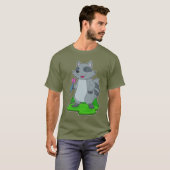 Wasbeer Pijltjes Dart T-shirt (Voorkant volledig)