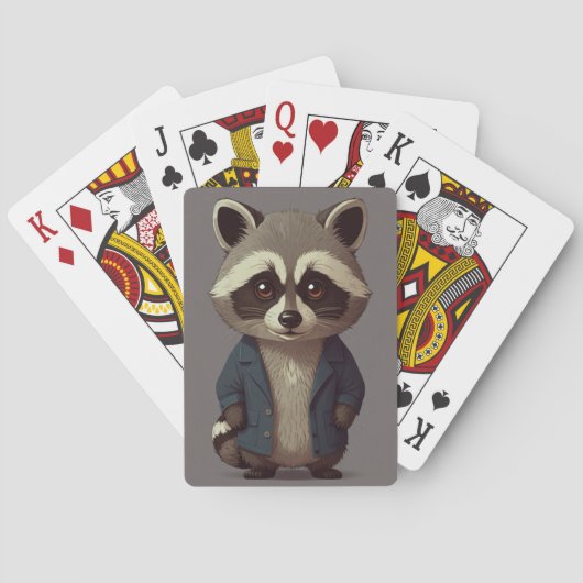 wasbeer pokerkaarten (Achterkant)