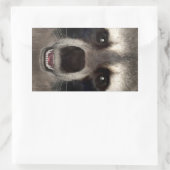 Wasbeer Rechthoekige Sticker (Tas)