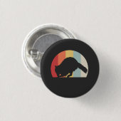 Wasbeer Retro Vintage Ronde Button 3,2 Cm (Voorkant /achterkant)