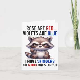 Wasbeer Roos zijn rode viooltjes zijn blauw ik heb Kaart