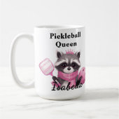 Wasbeer Roze Pickleball Koningin Mok (Links)