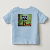 Wasbeer Rubik's Bos Puzzel Kinder Shirts (Achterkant)